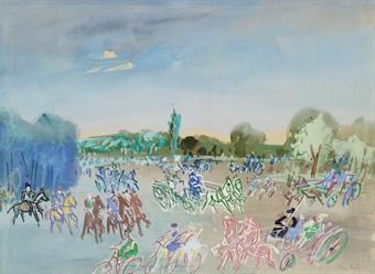 Place de la Concorde by Jean Dufy