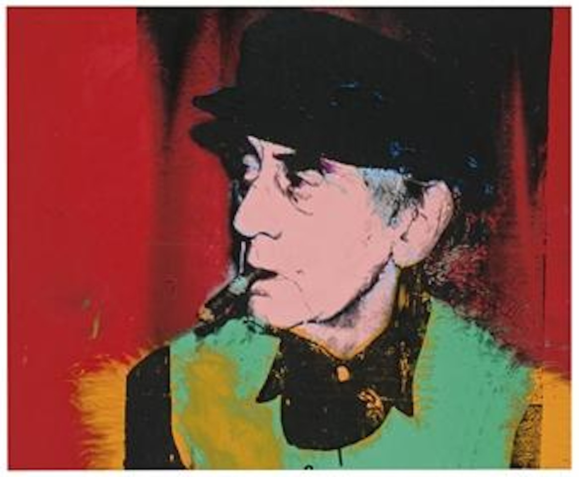 Portrait of Man Ray by Andy Warhol