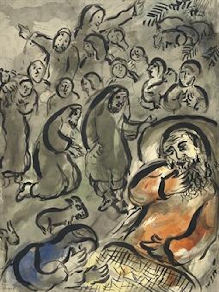 La dernière vision de Moïse by Marc Chagall