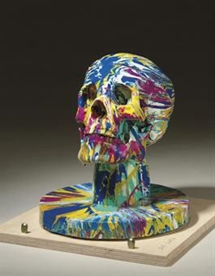 Happy Head With Base No. 4 by Damien Hirst