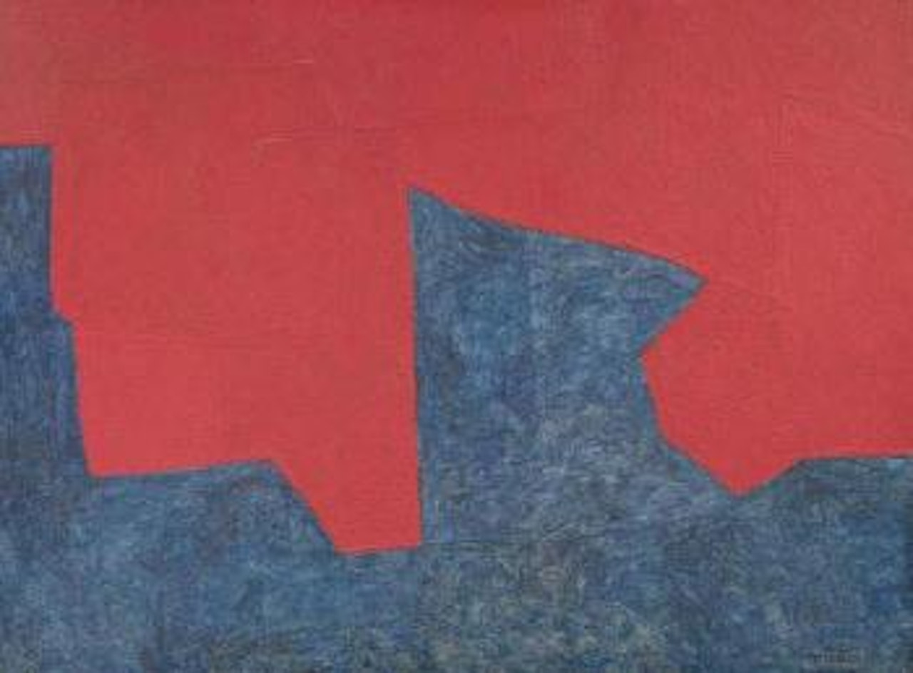 Rouge et Bleu by Serge Poliakoff