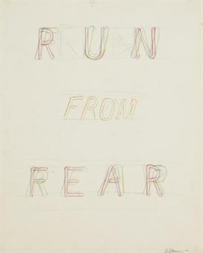 Run from Fear, Fun from Rear by Bruce Nauman