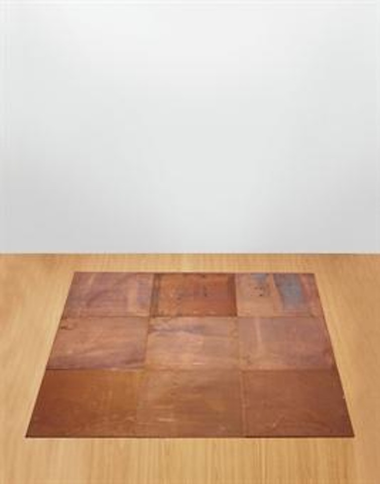 3rd Copper Square by Carl Andre