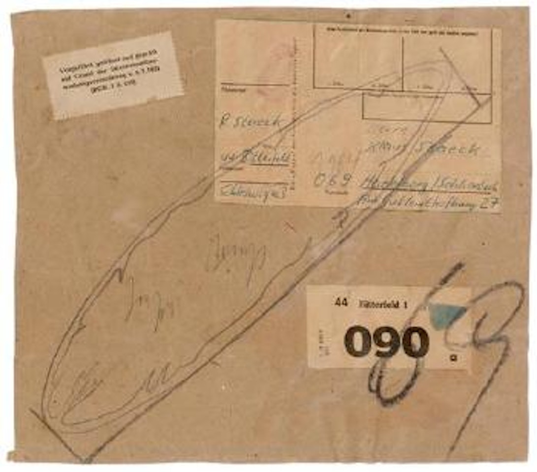 Bitterfeld an Klaus Staeck by Joseph Beuys