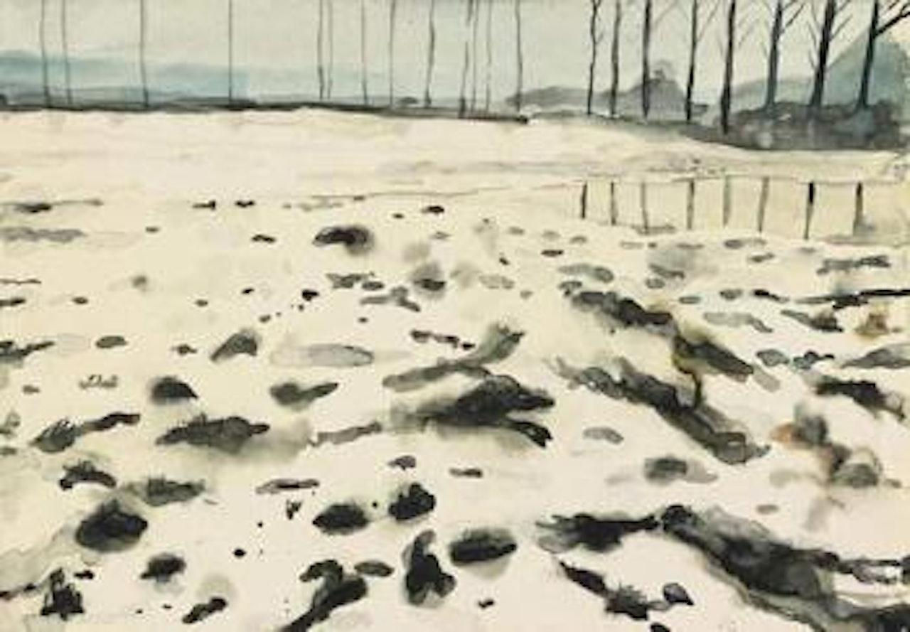 Landschaft bei Buchen by Anselm Kiefer