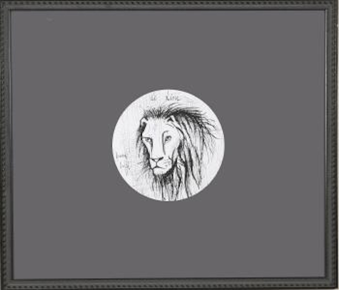 Le Lion; portrait of a lion by Bernard Buffet