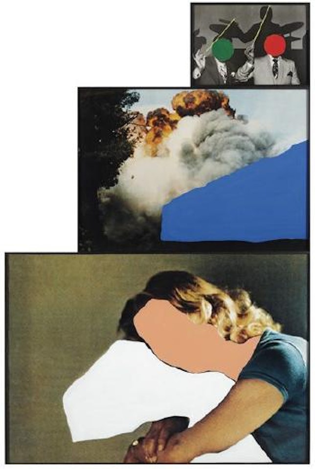 Person with Pillow: Desire/Lust/Fate by John Baldessari