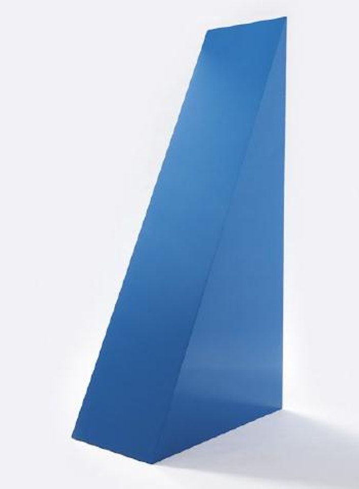Untitled (Blue Wedge) by John Mccracken