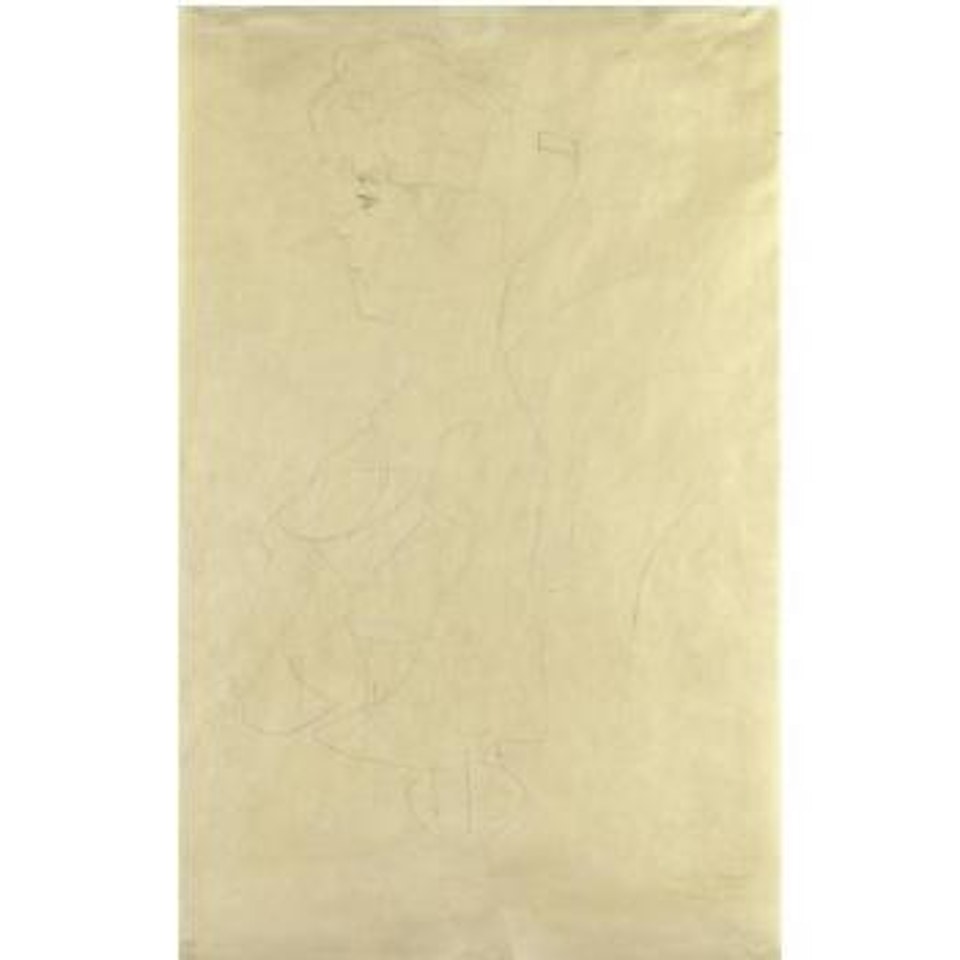 Ritratto A Mezzo Busto Di Profilo Verso Sinistra by Gustav Klimt