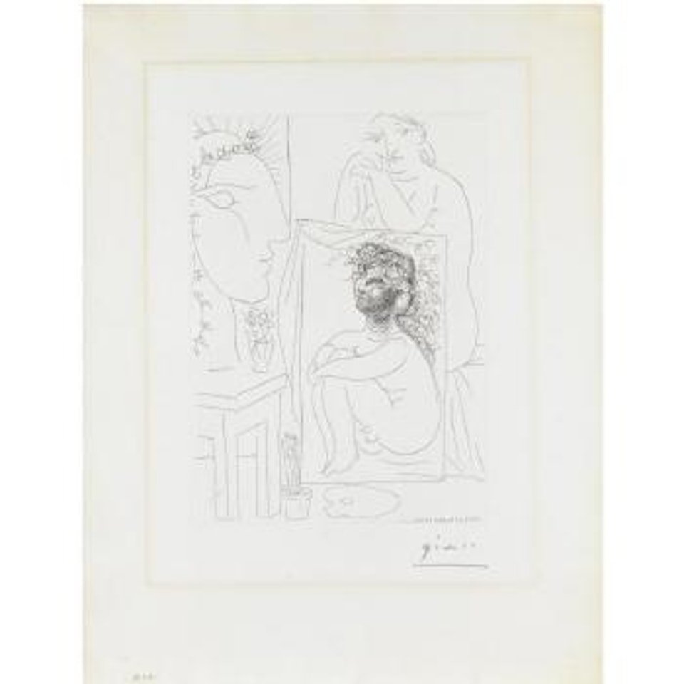 ModÃ¨le AccoudÃ© Sur Un Tableau by Pablo Picasso