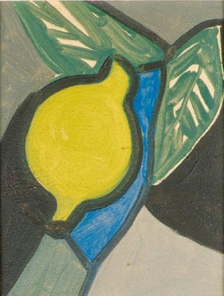 Nature morte au citron by Francisco Bores