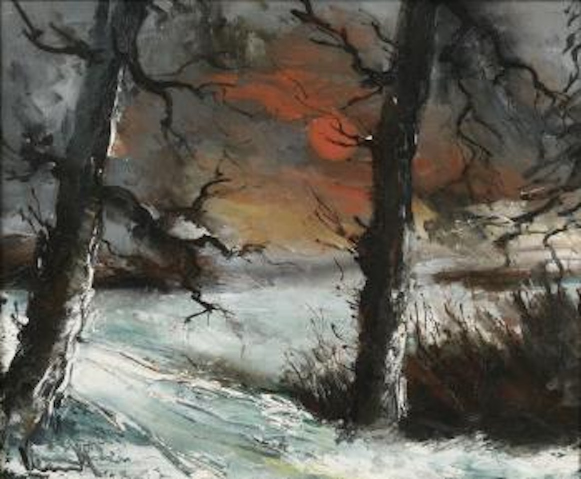 Paysage de neige by Maurice de Vlaminck