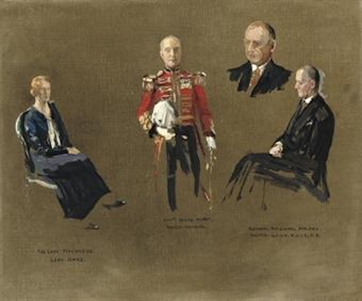 Portrait studies for 'The Master Mariners' by John Lavery