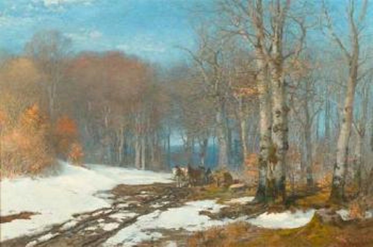 Am Isarhochufer nahe Geiselgasteig by Anders Andersen-Lundby