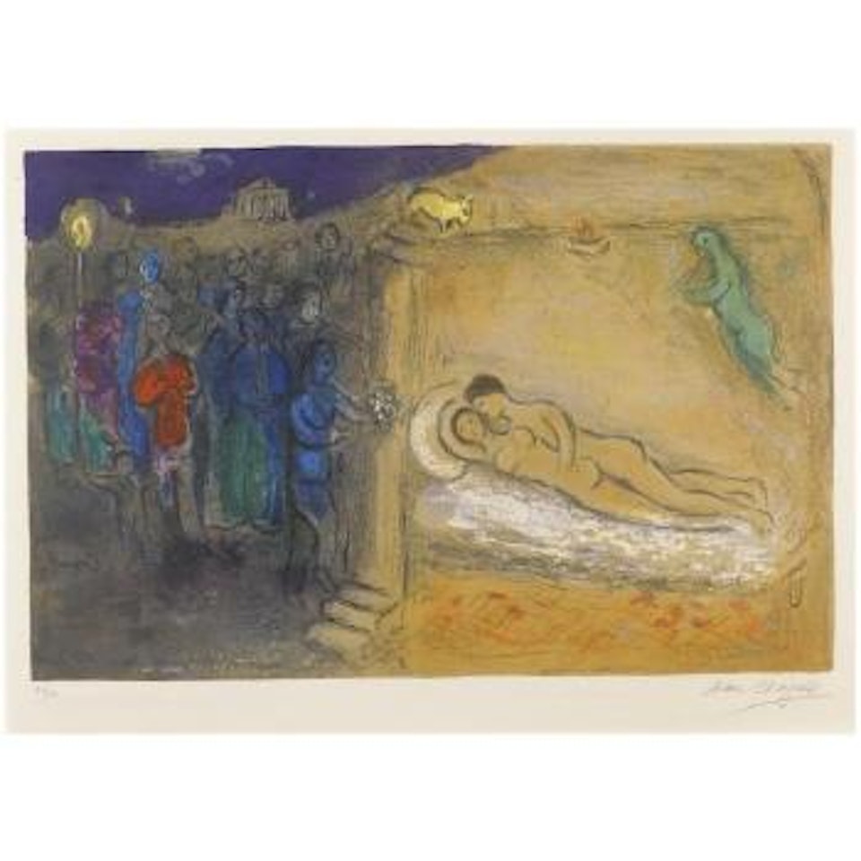 Daphnis And Chloe: Hymen (M. 349) by Marc Chagall