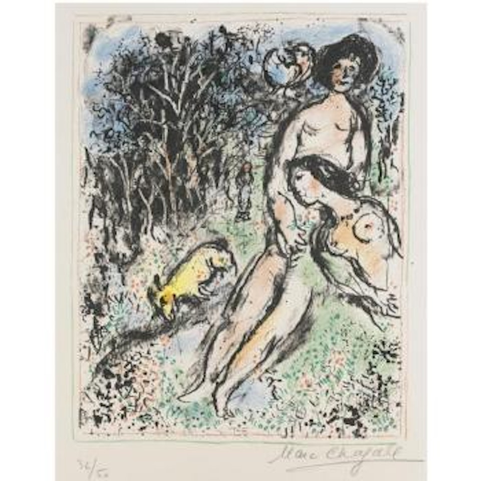 Idylle Aux Champs (M. 680) by Marc Chagall