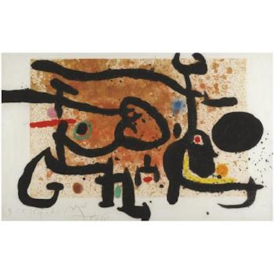 La Danseuse Au Soleil Noir (Not In Dupin) by Joan Miró
