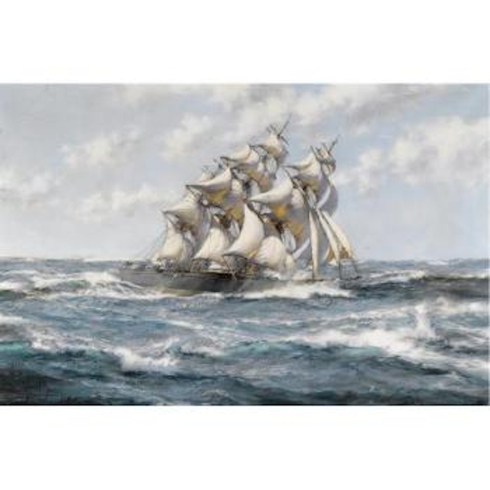 Close To The Wind by Montague Dawson