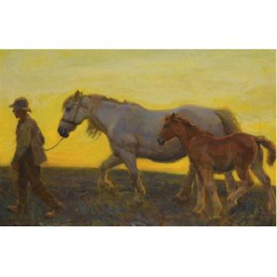 Going Home by Alfred James Munnings