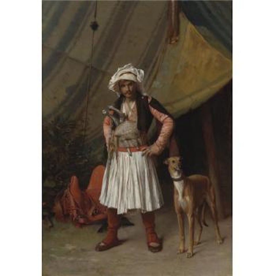 A Bashi-bazouk And His Dog by Jean Léon Gérome