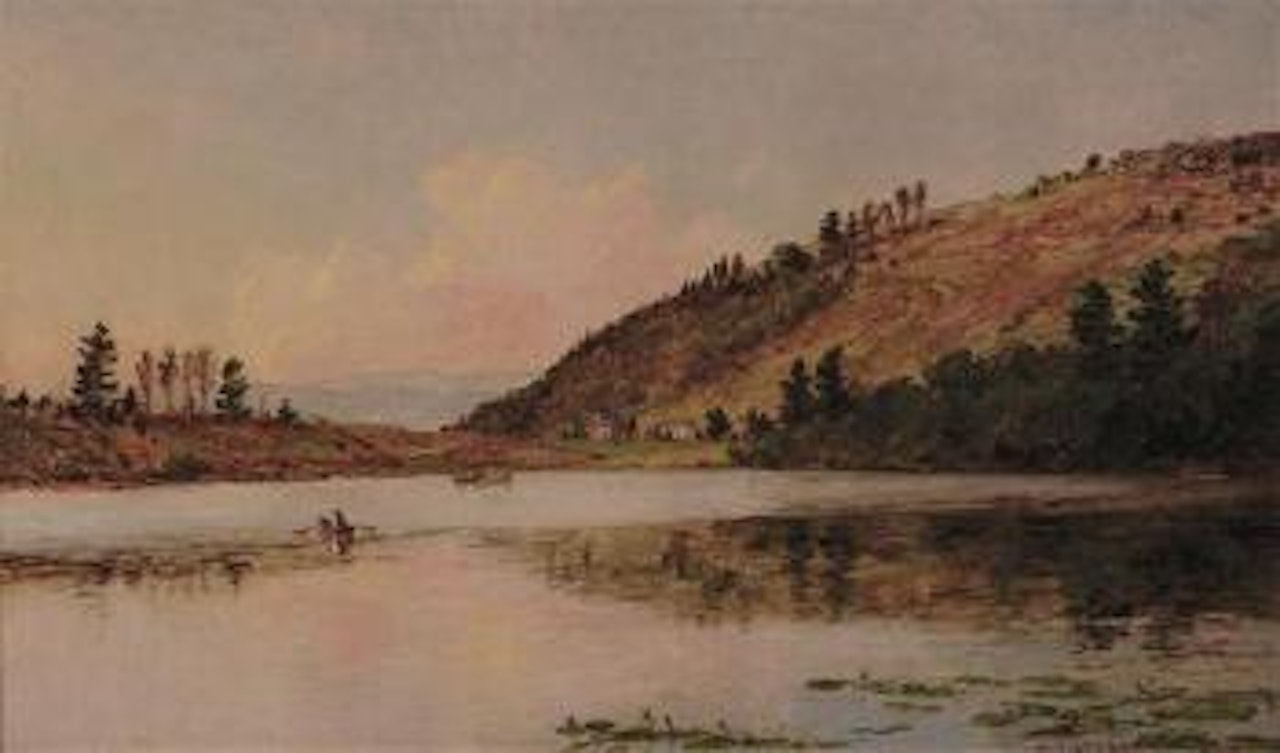 Boating on Greenwood Lake by Jasper Francis Cropsey