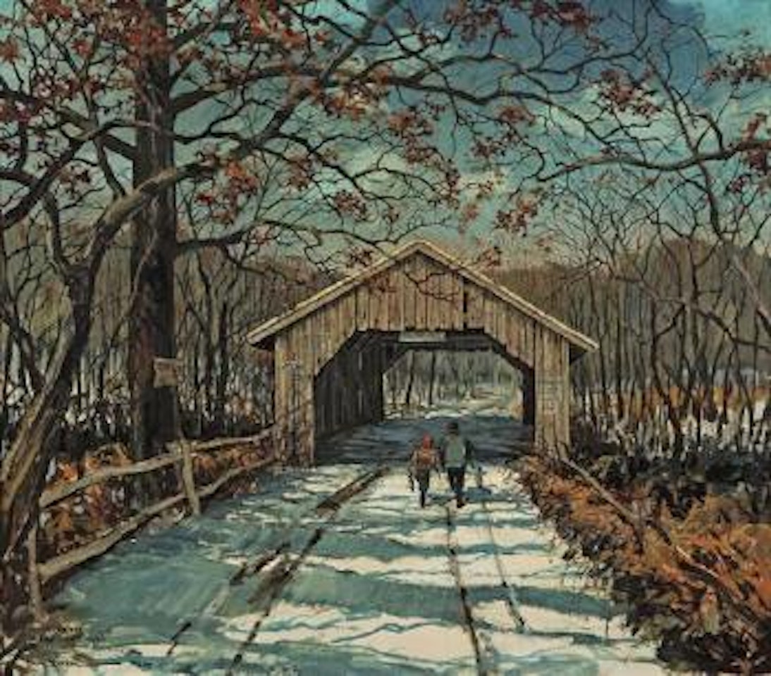 First snow, Fairfax, Vermont by Eric Sloane