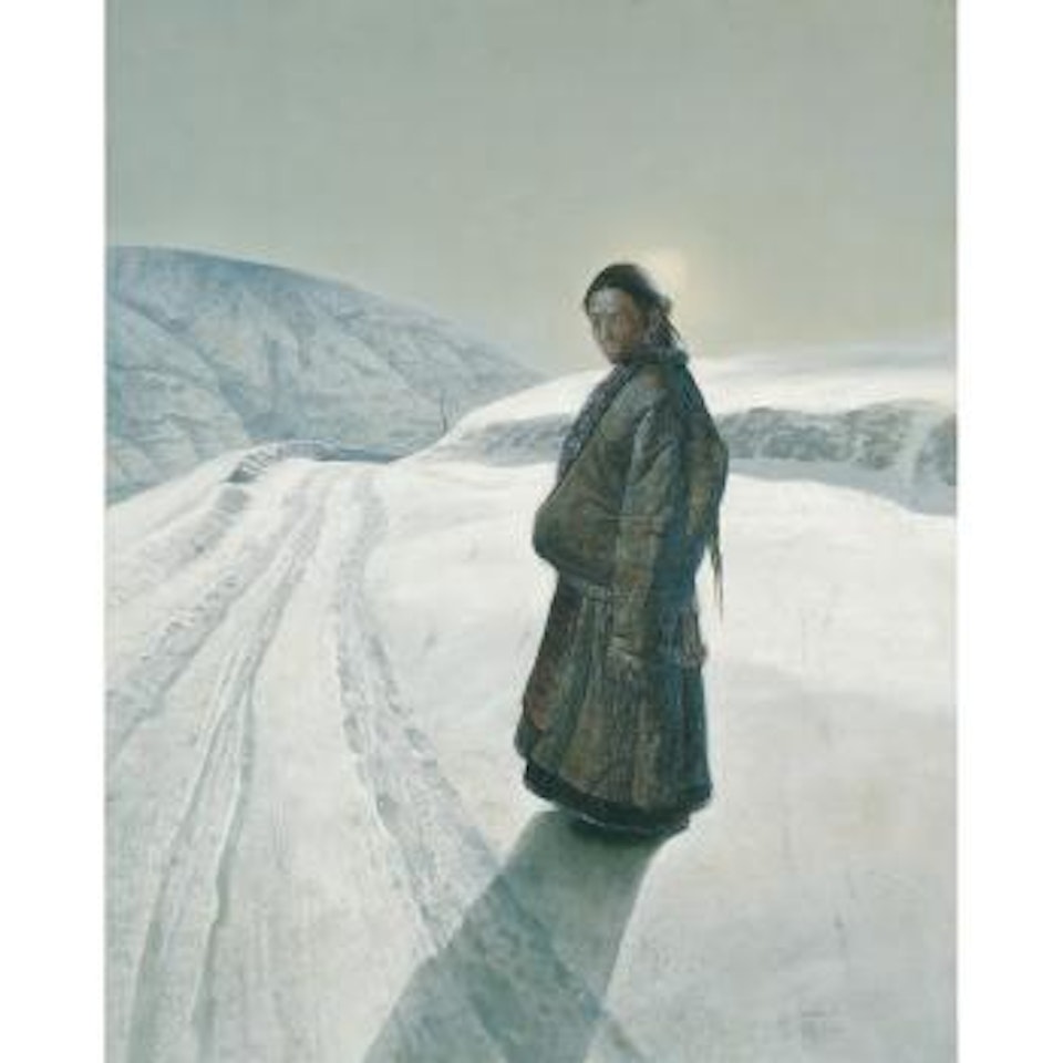 Early winter by Luo Zhongli