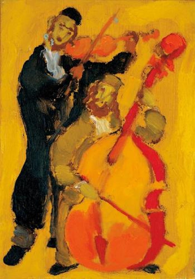 Two musicians by Emmanuel Mané-Katz