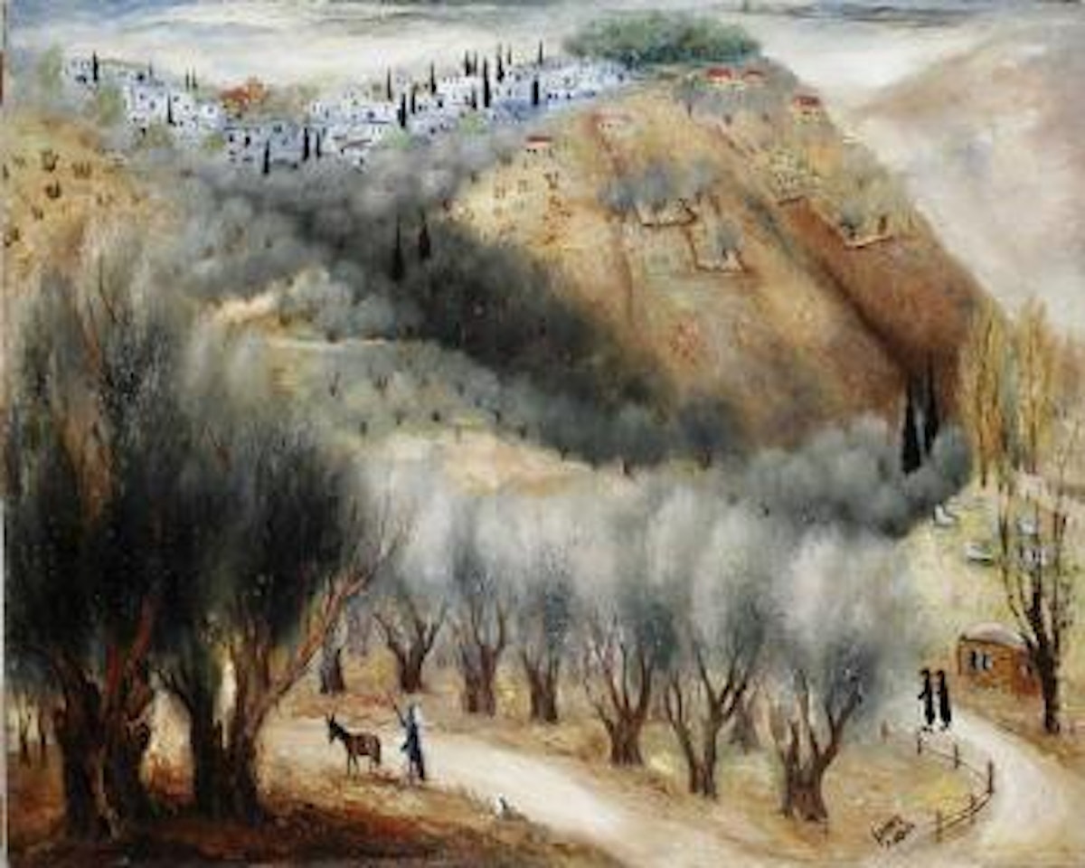 The town of Safed by Reuven Rubin