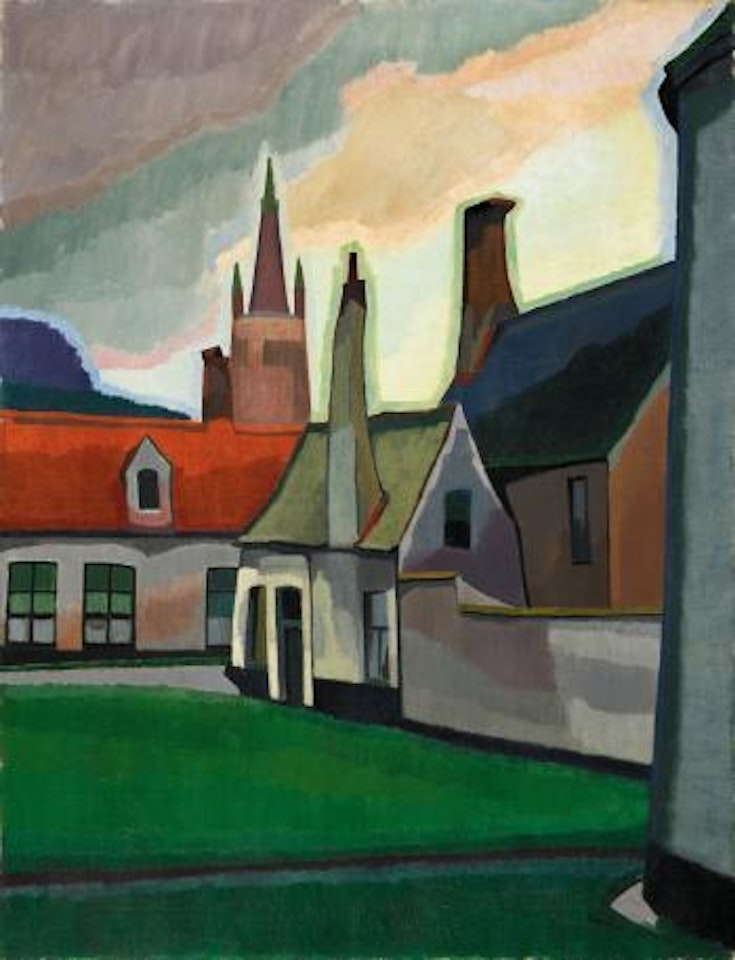 Beguinage a Bruges by Auguste Herbin