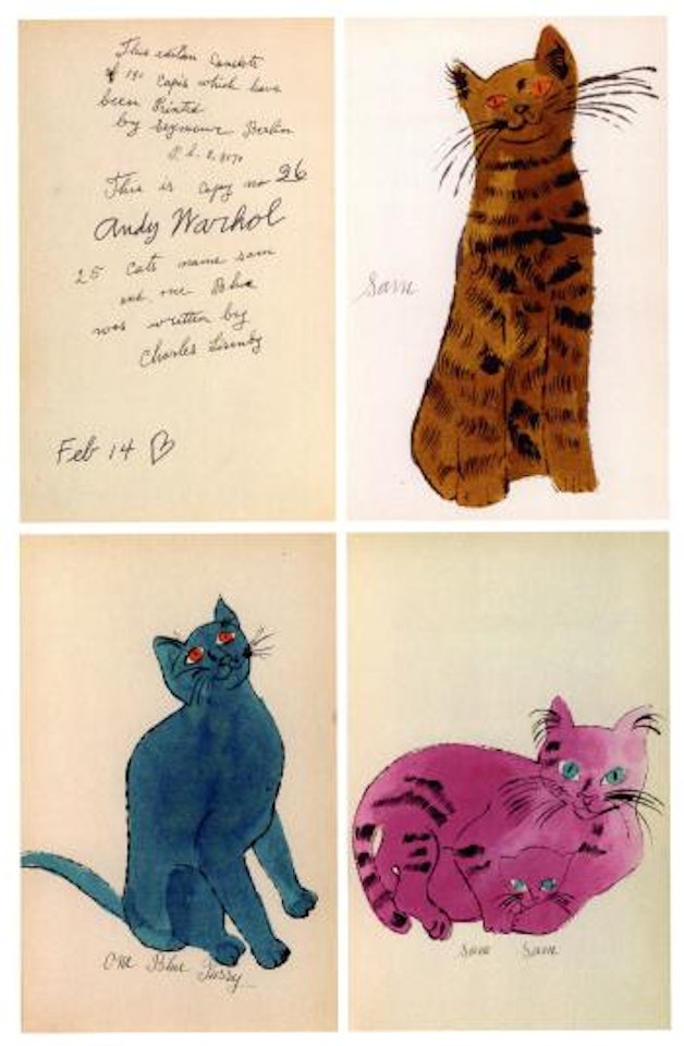 25 Cats name(d) Sam and one Blue Pussy by Andy Warhol