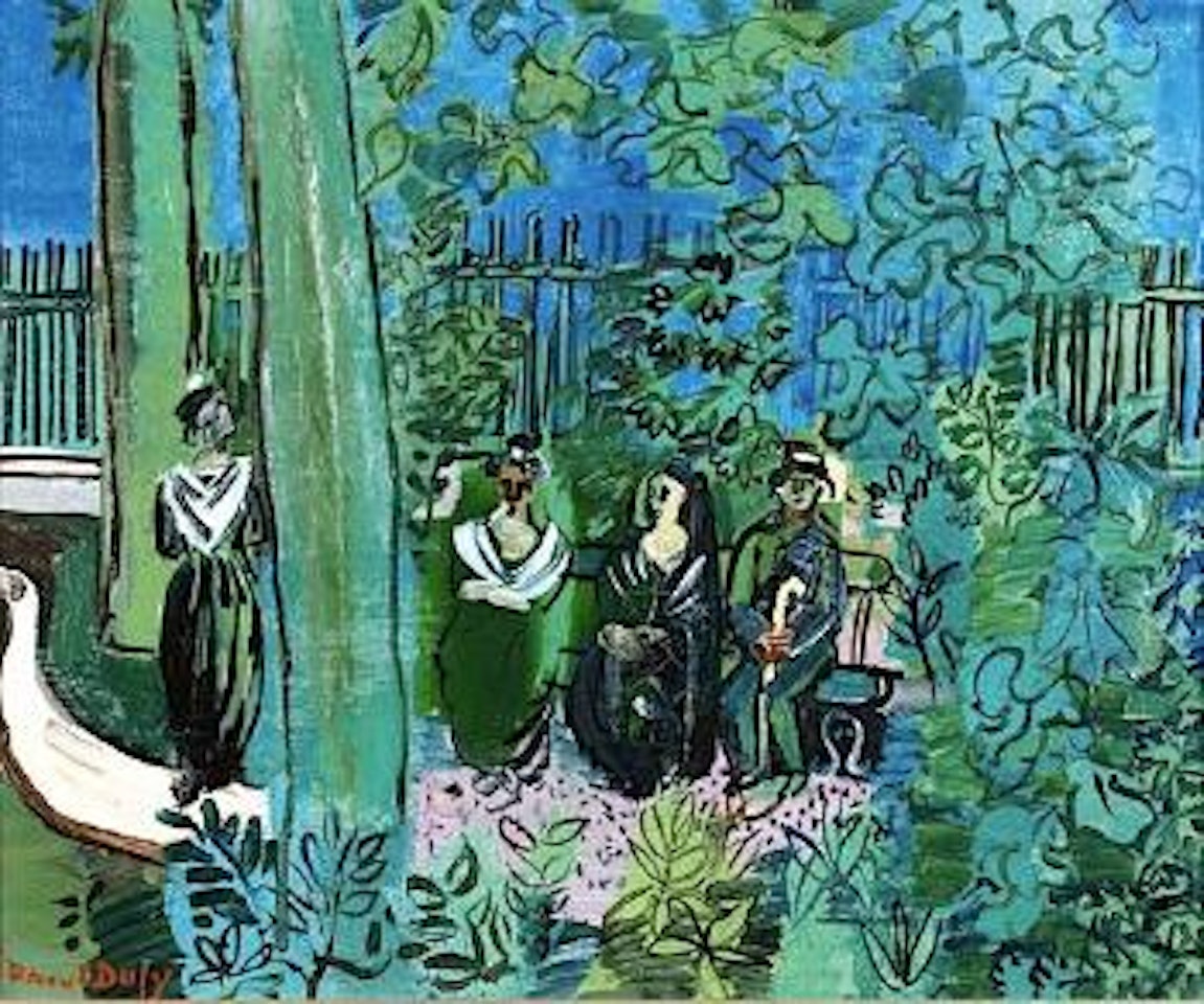 Arlesiennes au jardin by Raoul Dufy