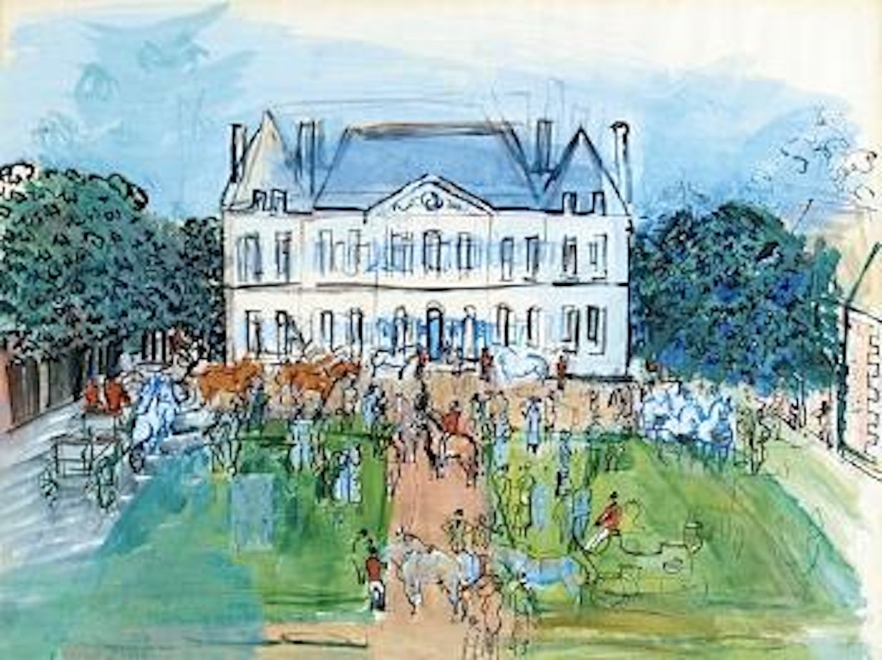 Le Haras du pin by Raoul Dufy