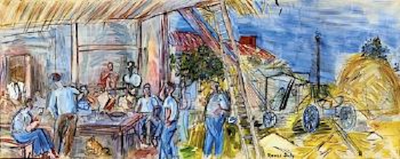 Repas et depiquage by Raoul Dufy