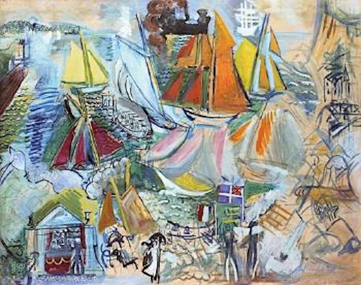 Visite de l'escadre anglaise au havre by Raoul Dufy