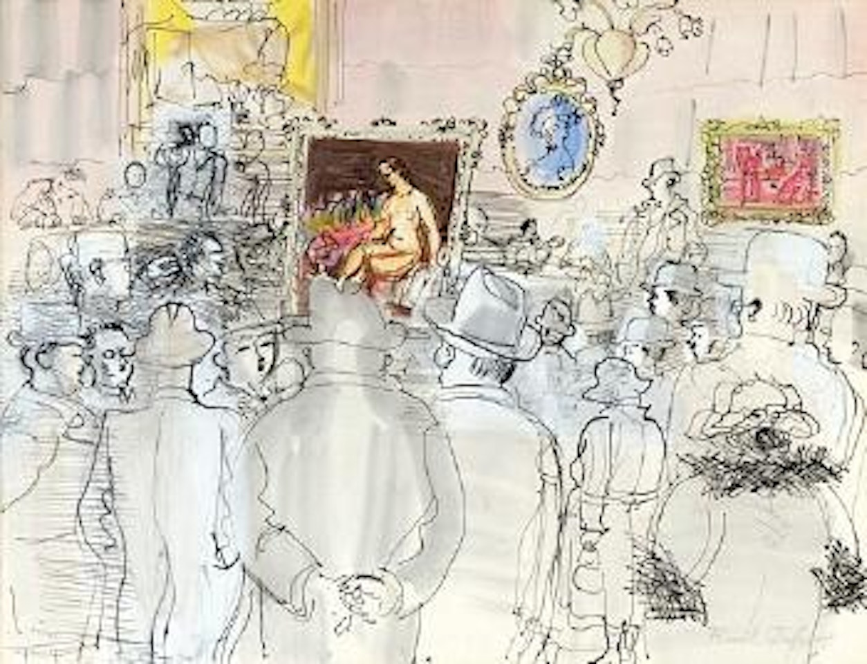Vente à l'hotêl Drouot by Raoul Dufy