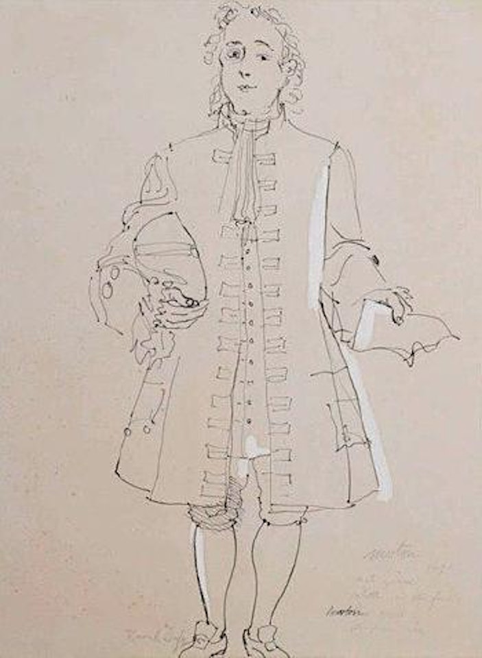 Newton (Étude pour le fée éléctricité) by Raoul Dufy