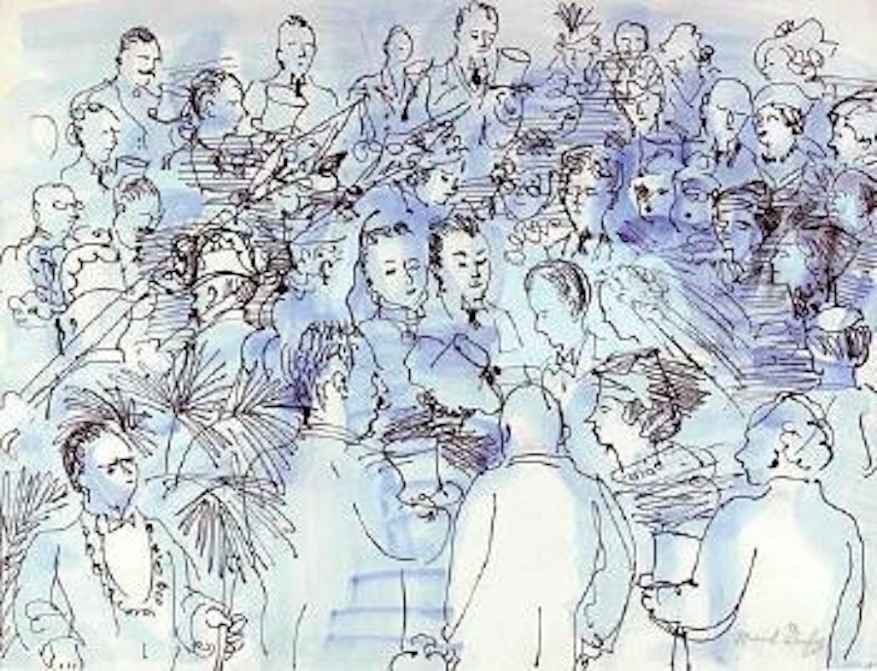 Le mariage by Raoul Dufy