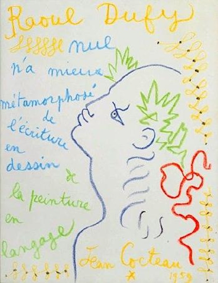 Profil d'Orphée Laure by Jean Cocteau