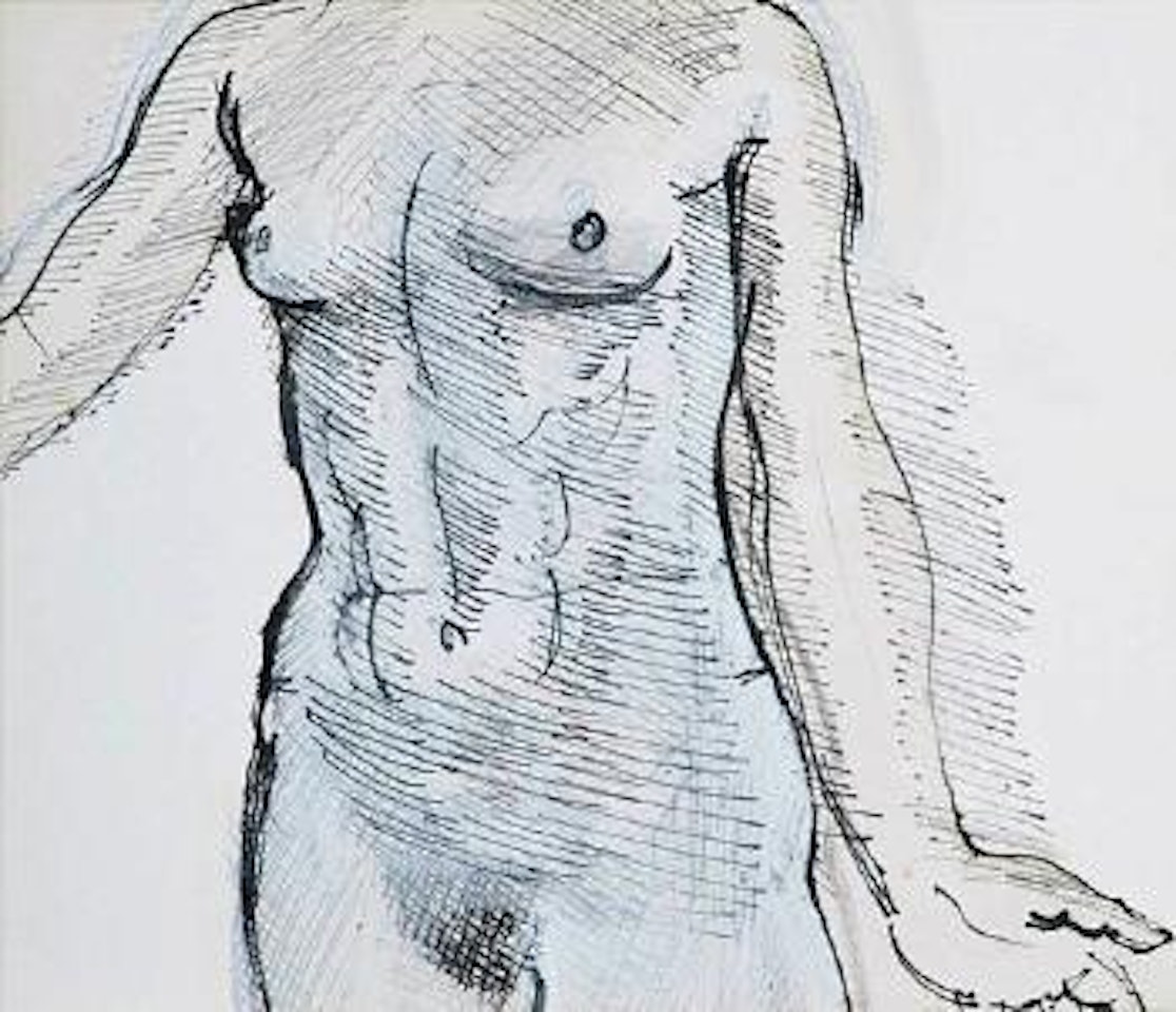 Étude de buste féminin by Raoul Dufy