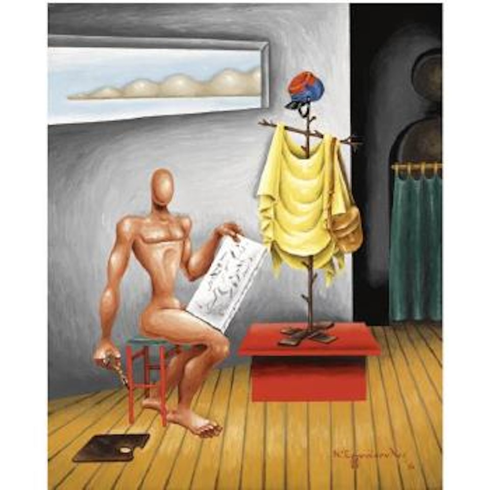 The Painter And His Model by Nikos Engonopoulos