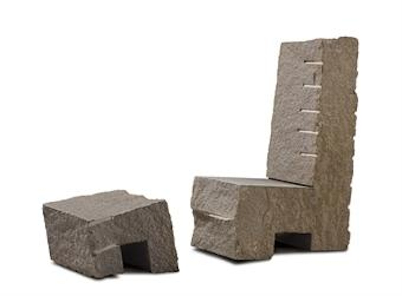 Untitled (Chair And Ottoman) by Richard Nonas