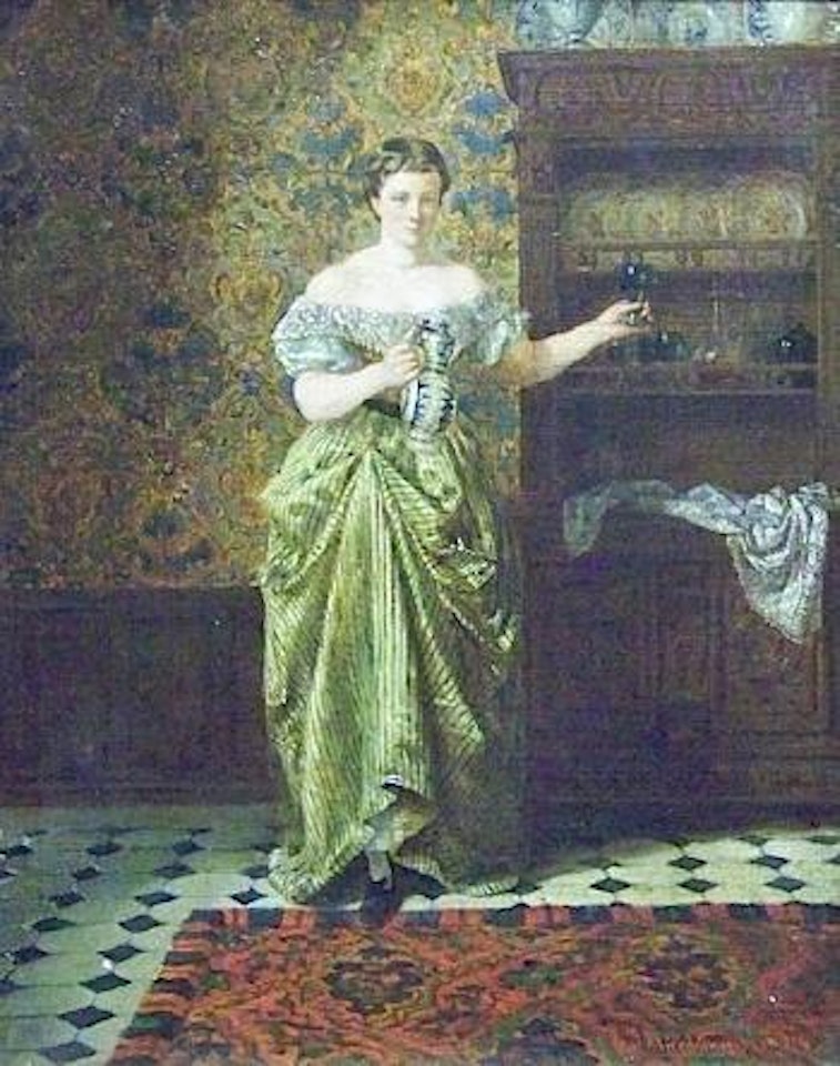 Femme a la carafe by Alfred Thompson Bricher