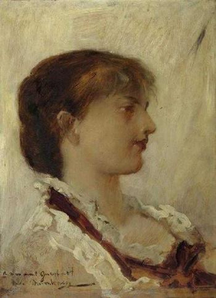 Bildnis eines Madchens by Michael von Munkacsy