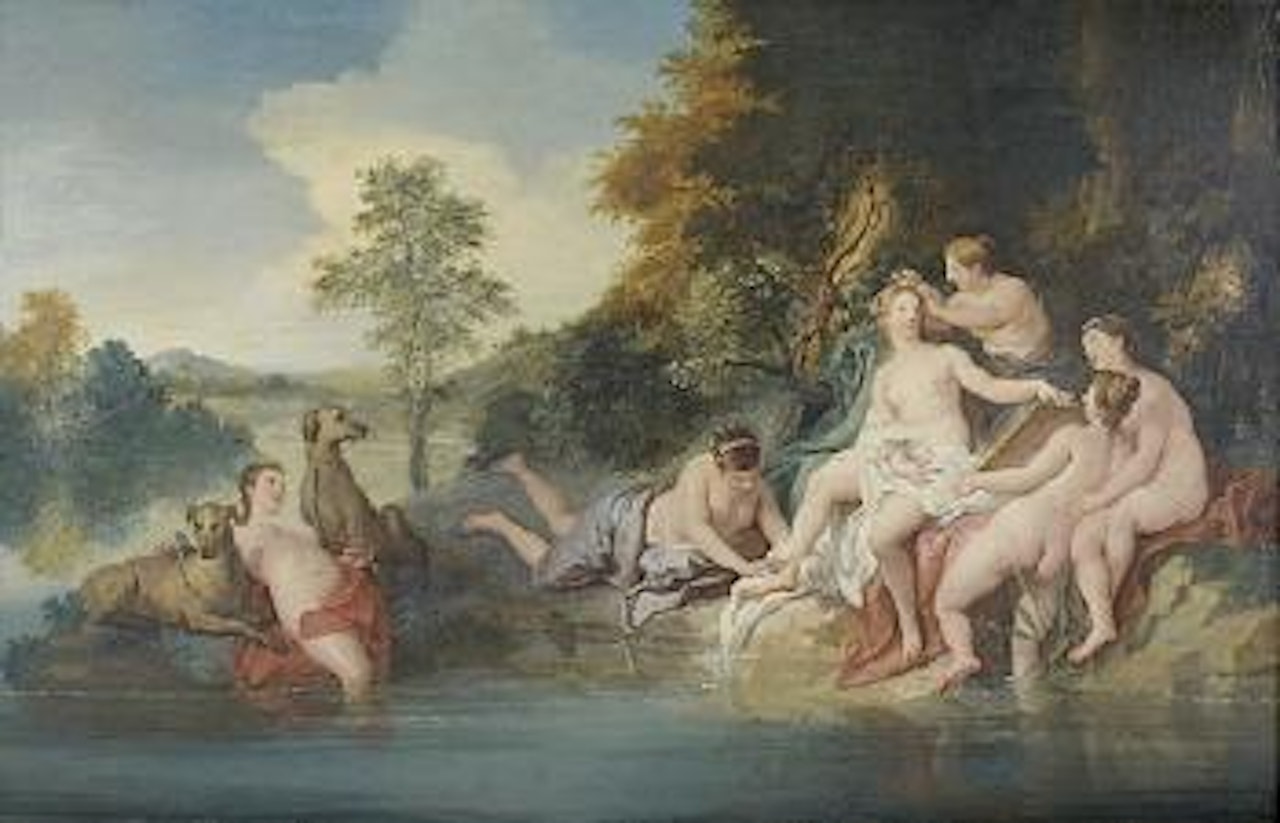 Le bain de Diane by Jean François de Troy