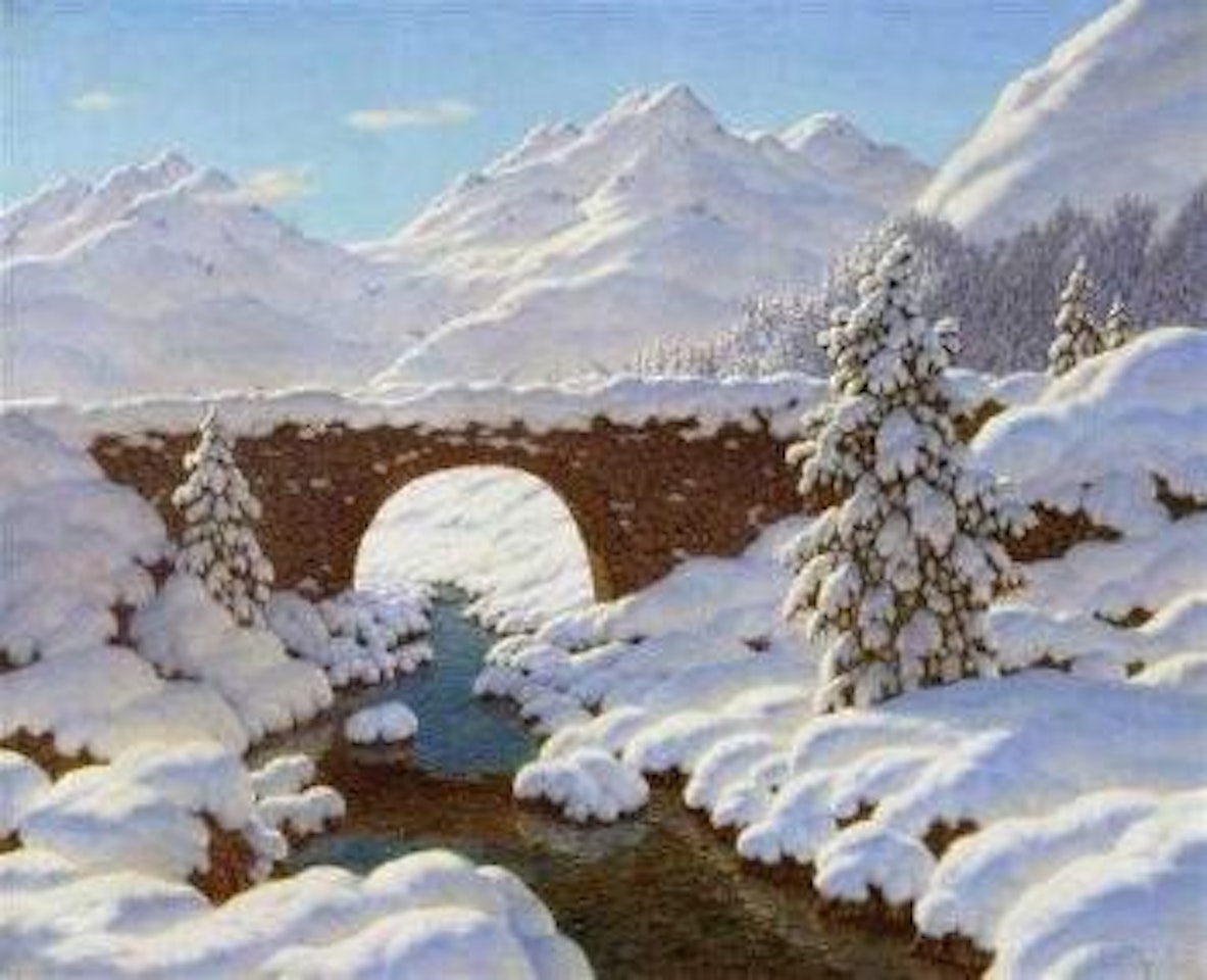 Winterlandschaft by Ivan Fedorovich Choultse