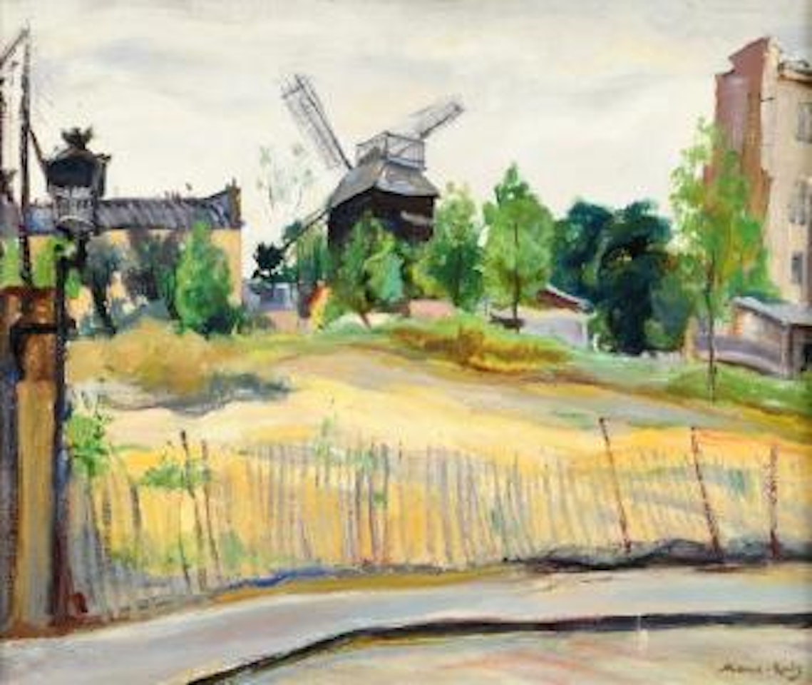 Paris, le moulin de la galette by Emmanuel Mané-Katz