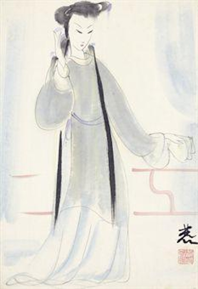 Lady by Lin Fengmian