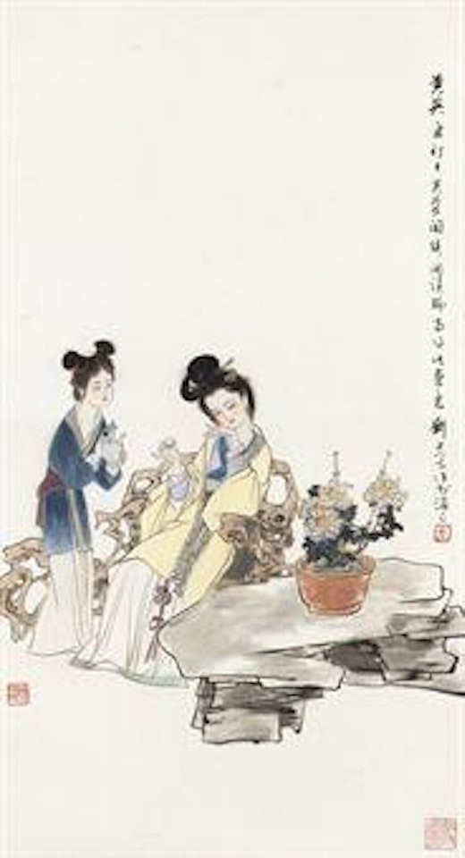 Beauty Huang Ying by Liu Danzhai