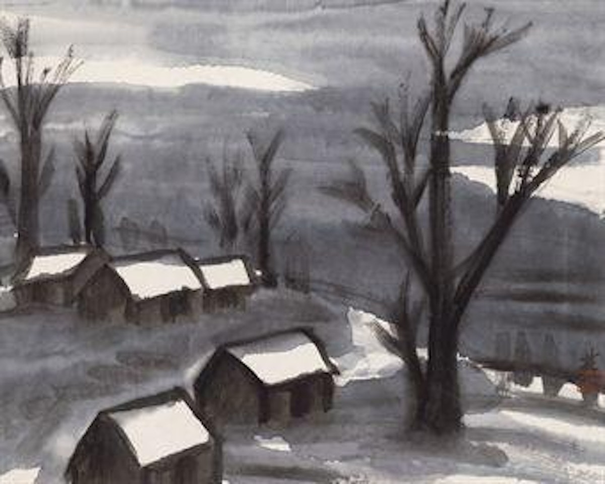 Snow by Lin Fengmian